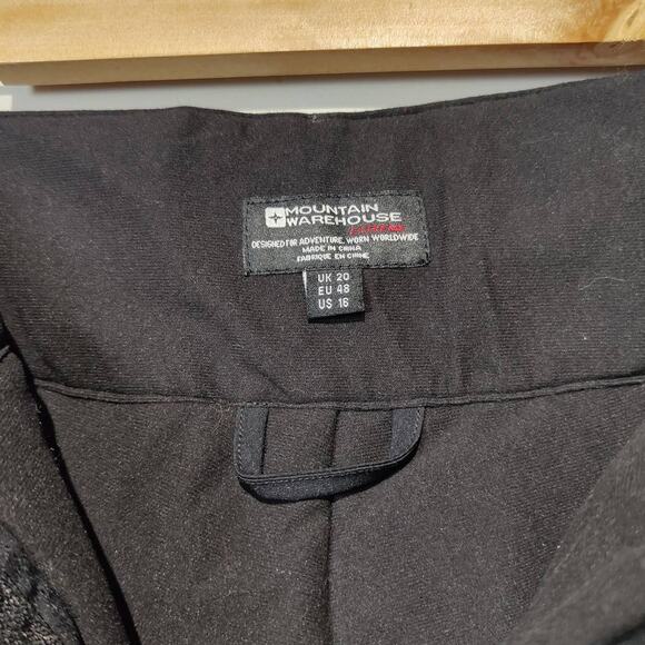 NWT Mountain Warehouse Women's Sz 16 Black Snow Pants Recco Waterproof Insulated - Picture 3 of 9
